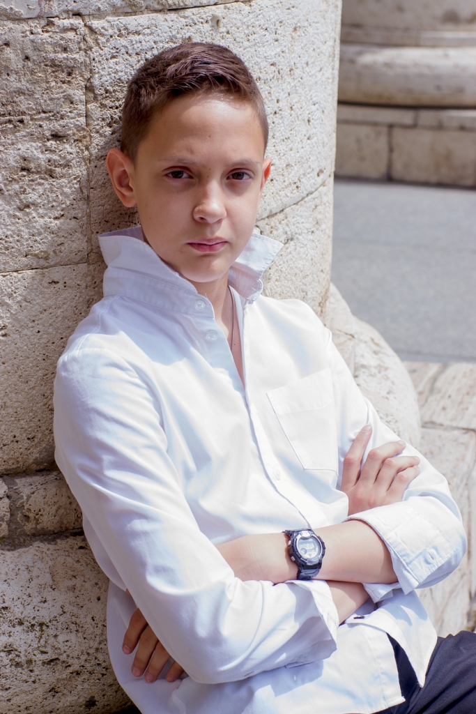Максим Омельченко - аккредитованная модель для участия в подиумных показах на Междунродной Детской Неделе моды